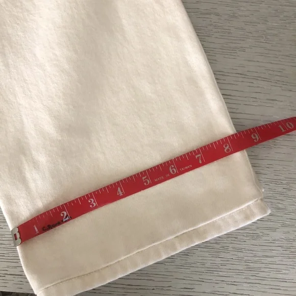 KHAITE Women's Cream Jeans Size 29 - Picture 11 of 12